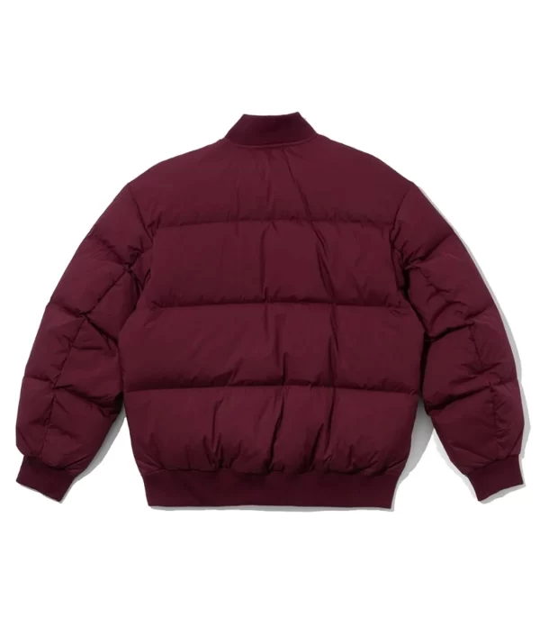 New York Yankees Burgundy Full-Zip Puffer Jacket