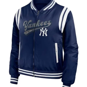 New York Yankees Navy Blue Bomber Jacket