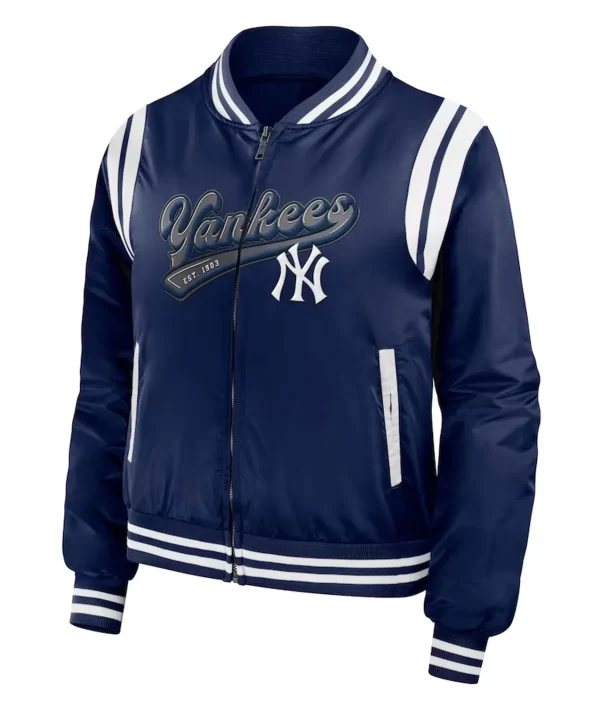 New York Yankees Navy Blue Bomber Jacket