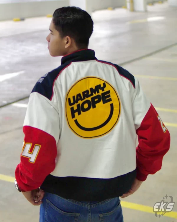 PREORDER HOPE WORLD Nascar White & Red Jacket