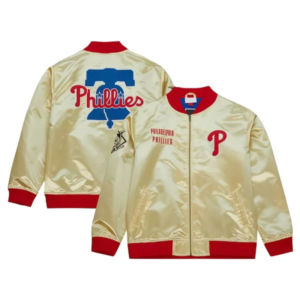 Philadelphia Phillies Gold OG 2.0 Lightweight Satin Jacket