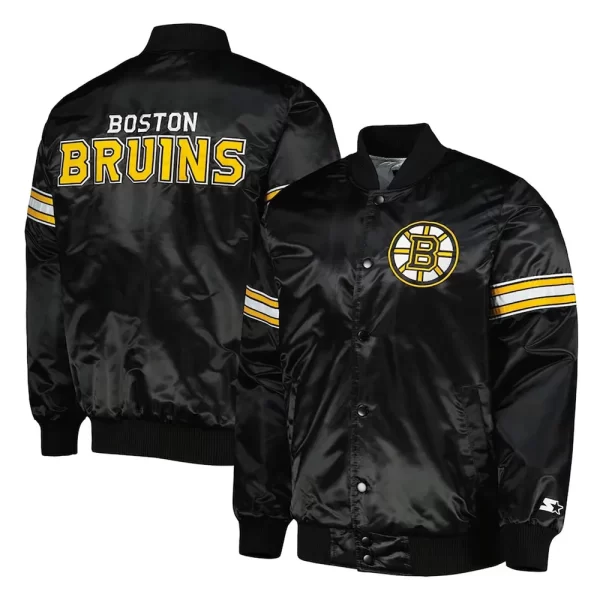 Pick & Roll Boston Bruins Black Jacket