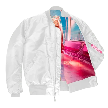 Pink Friday 2 Ma-1 Satin Bomber Jacket