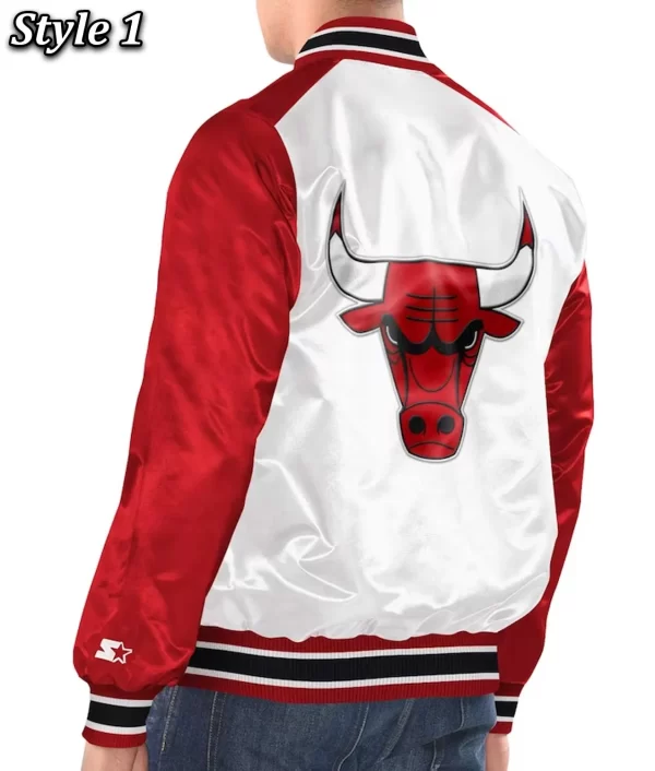 Renegade Chicago Bulls Varsity Satin Jacket