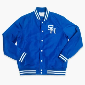 Seton Hall Pirates Royal Blue Bomber Satin Jacket