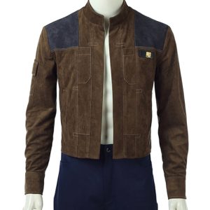 Star Wars Han Solo Brown Jacket Suit Halloween Cosplay Costume Jacket