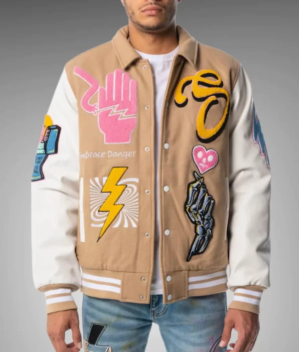 Sugarhill Danger Wool Varsity Jacket