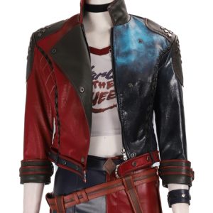 Suicide Squad Kill The Justice League Harley Quinn Halloween Cosplay Jacket