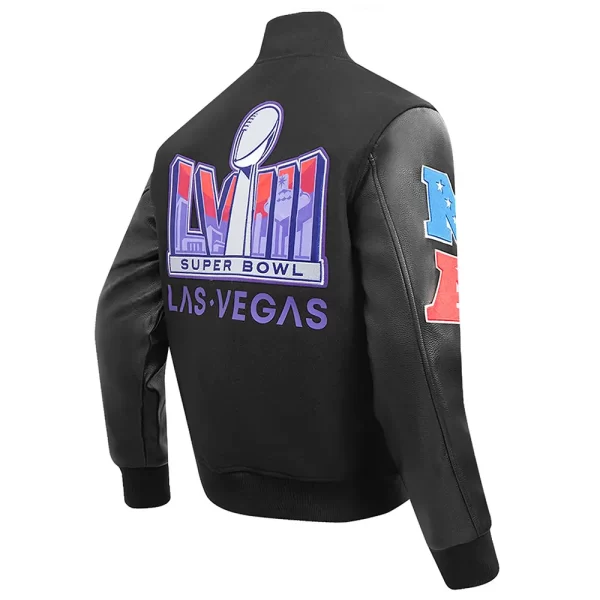 Superbowl LVIII Leather Varsity Jackets