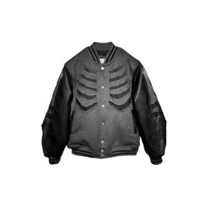 Surgery Bone Cutting Black Varsity Jacket