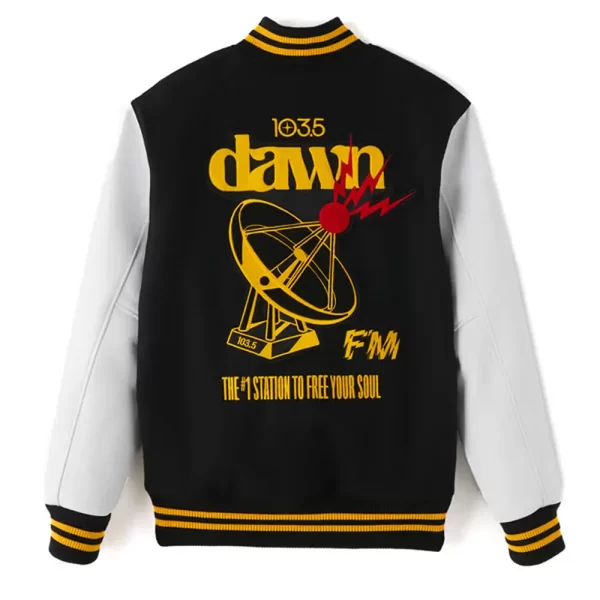 The Weeknd’s Birthday One of One Dawn FM Black Varsity Wool Jacket