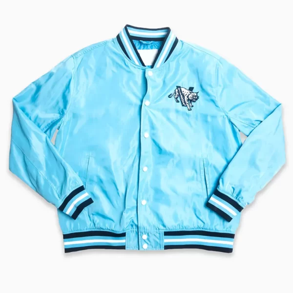 Villanova Wildcats Script Light Blue Satin Jacket