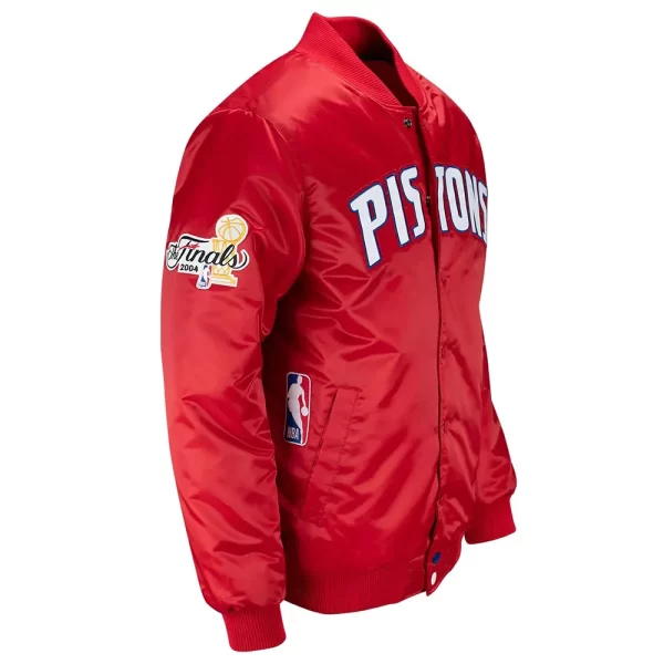 20th Anniversary Detroit Pistons Red Jacket
