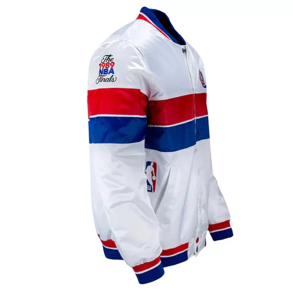 35th Anniversary Detroit Pistons White Jacket
