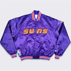 90’s Phoenix Suns Purple Satin Jacket