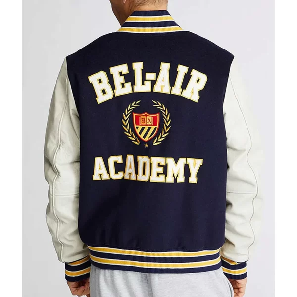 Bel-Air Academy Navy & White Varsity WoolJacket