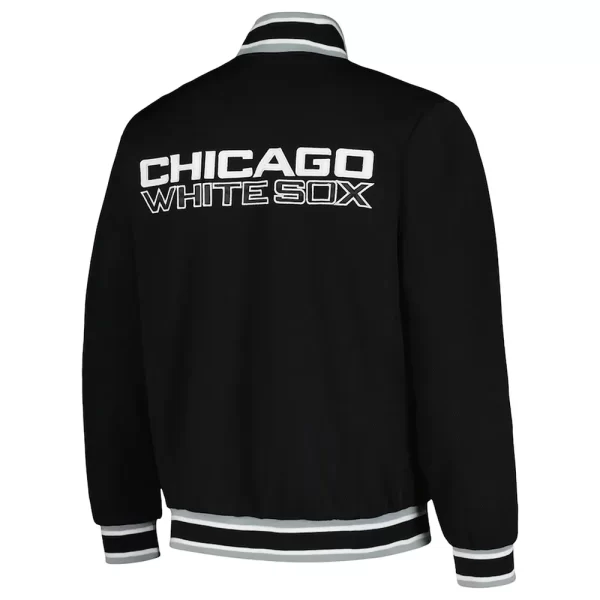 Black Chicago White Sox Secret Weapon Varsity Jacket