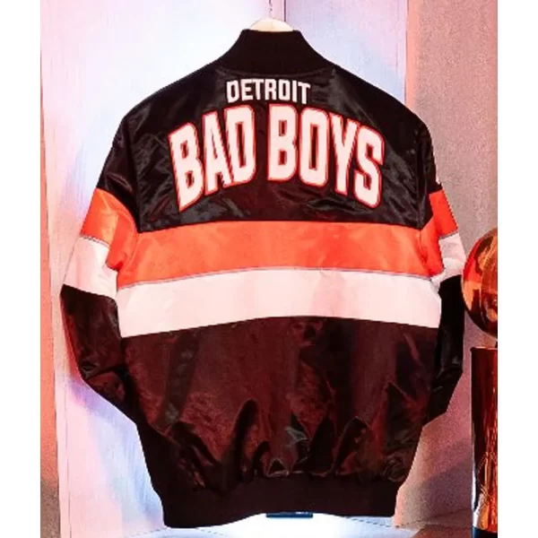 Black City Edition Bad Boys Detroit Satin Jacket