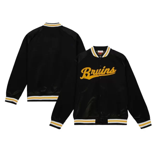 Boston Bruins 100th Anniversary Satin Jacket