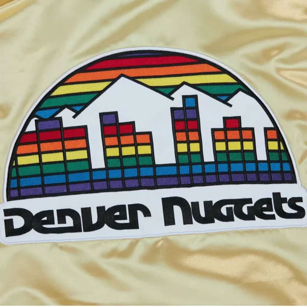 Denver Nuggets Team OG 2.0 Satin Gold Jacket