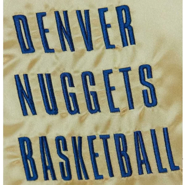 Denver Nuggets Team OG 2.0 Satin Gold Jackets