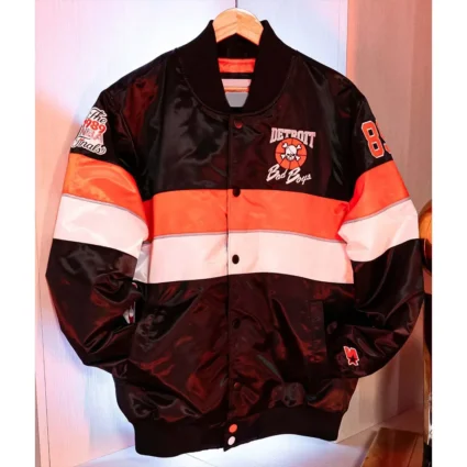 Detroit Pistons Bad Boys City Edition Satin Jacket