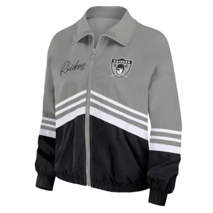 Las Vegas Raiders Throwback Windbreaker Jacket