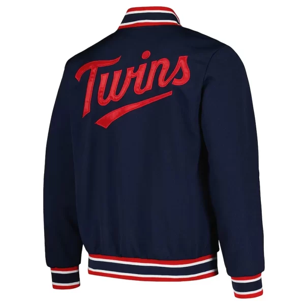 Minnesota Twins Secret Weapon Varsity Navy Jacket