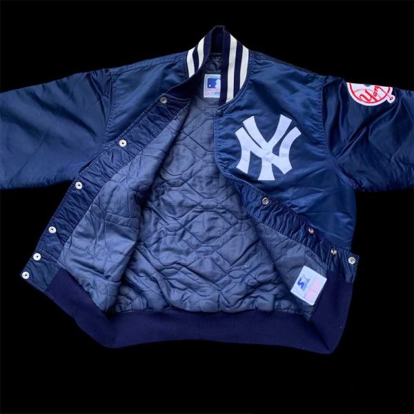 NY Yankees MLB Starter Satin Varsity Jacket