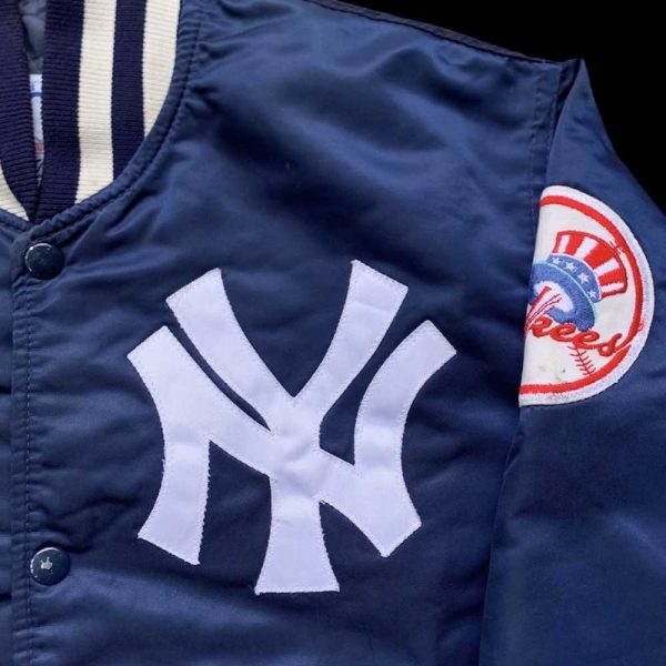 NY Yankees MLB Starter Satin Varsity Jackets