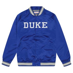 Ncaa Duke University Lightweight Satin Blue Jacket
