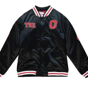 Ohio State Buckeyes Mitchell & Ness Champ City Satin Jacket