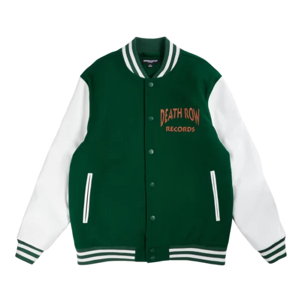 Paisley Chair Logo Green Varsity Jacket