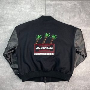 Panavision Hollywood Wool Varsity Bomber Jacket