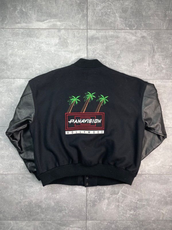 Panavision Hollywood Wool Varsity Bomber Jacket