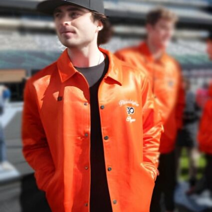 Philadelphia Flyers Coaches Orange Satin Jacket