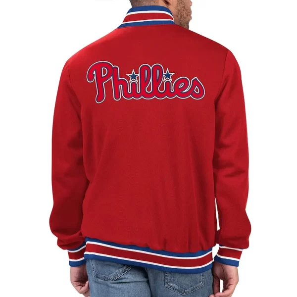 Philadelphia Phillies Secret Weapon Varsity Red Jacket