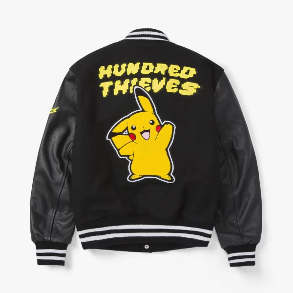 Pikachu Golden Bear Varsity Jacket