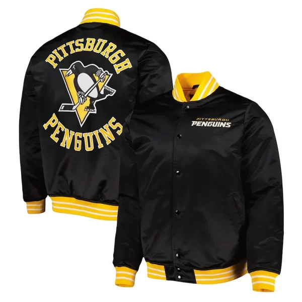 Pittsburgh Penguins Heavyweight Satin Jacket