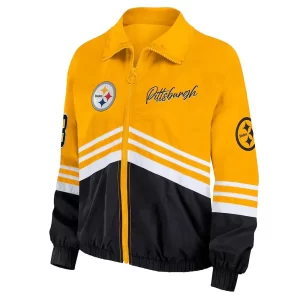 Pittsburgh Steelers Throwback Windbreaker Jacket