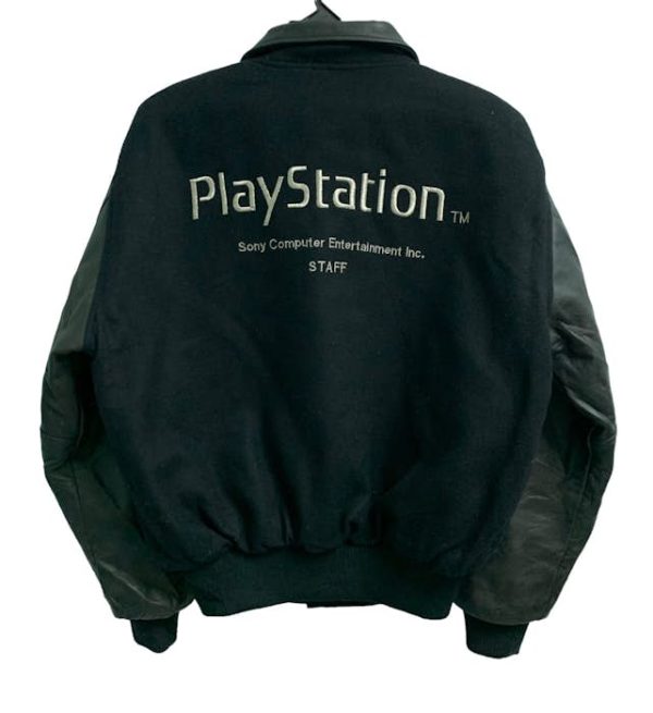 Playstation Streetwear Black Varsity Jacket