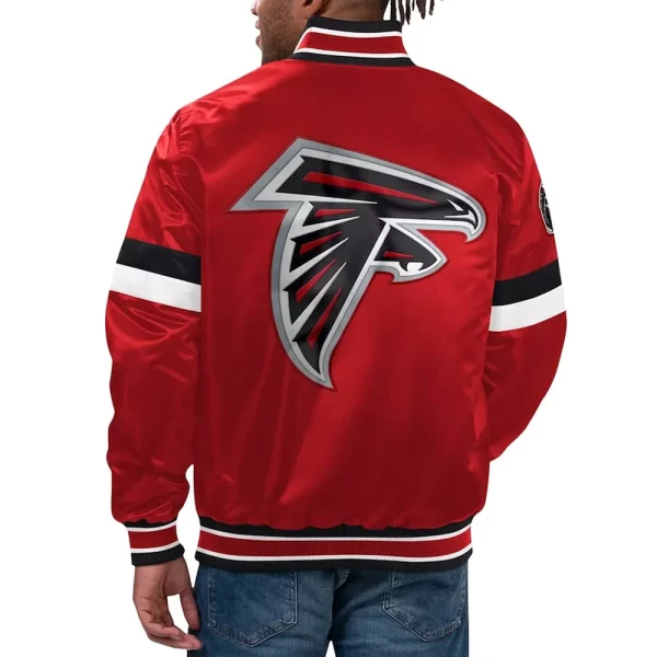 Red Locker Room Atlanta Falcons Satin Jacket