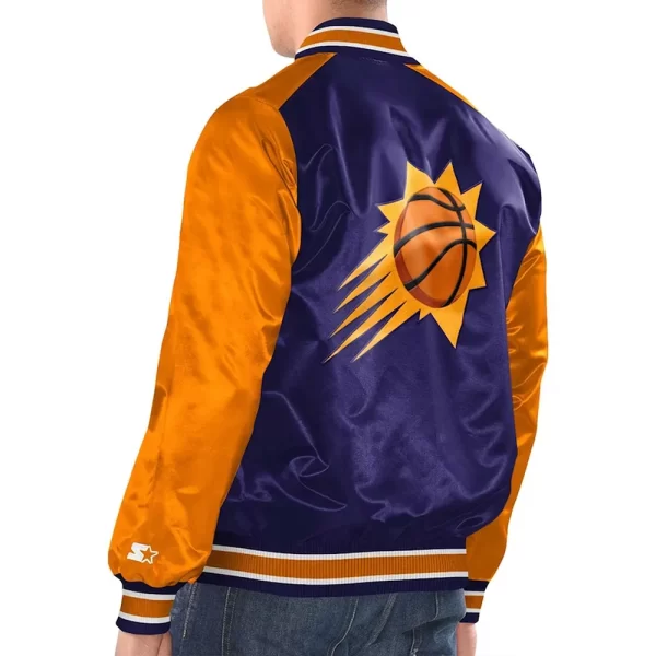 Renegade Phoenix Suns Purple & Orange Satin Jacket