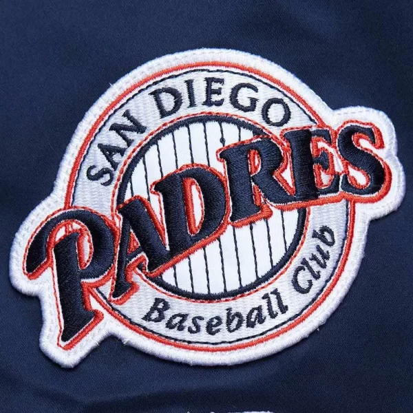 San Diego Padres Vintage Logo Lightweight Satin Jackets