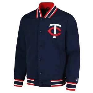 Secret Weapon Minnesota Twins Navy Blue Jacket