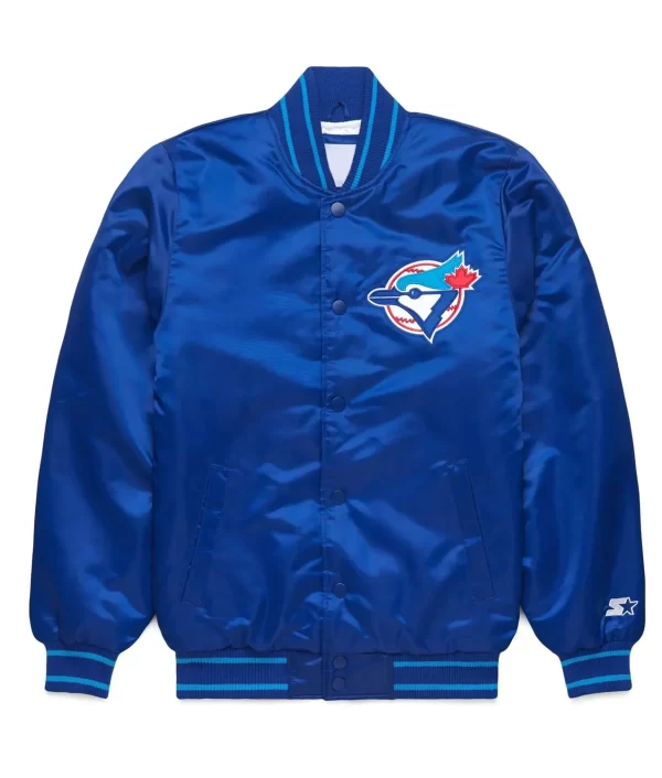 Toronto Blue Jays Classic Royal Blue Satin Jacket