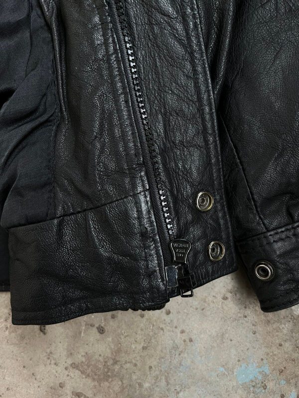 Vintage Real Leather Bomber Jacket