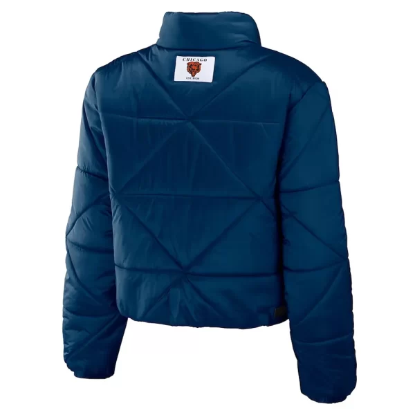 Women’s Chicago Bears Cropped Puffer Jacket