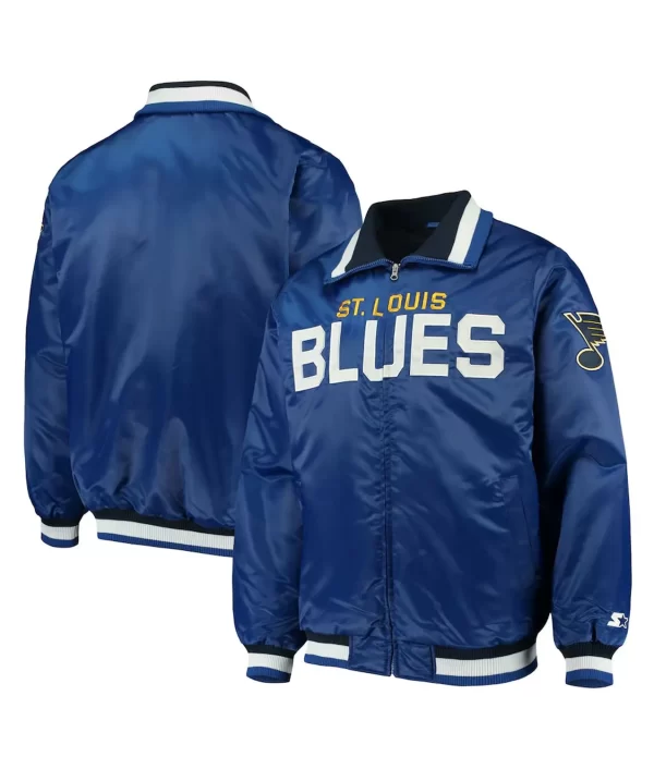 Captain II St. Louis Blue Satin Jackets