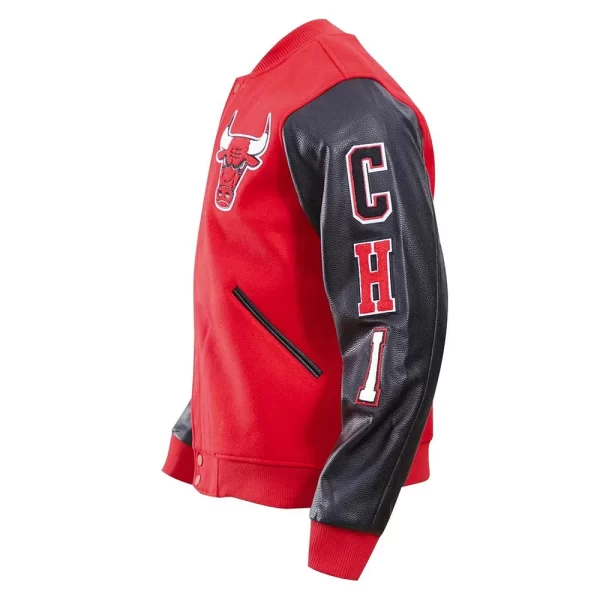 Classic Chicago Bulls Varsity Wool Jacket